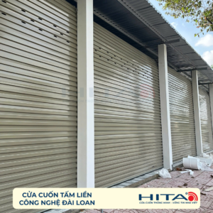 Cửa cuốn tấm liền CN Đài Loan - MÀU NÂU